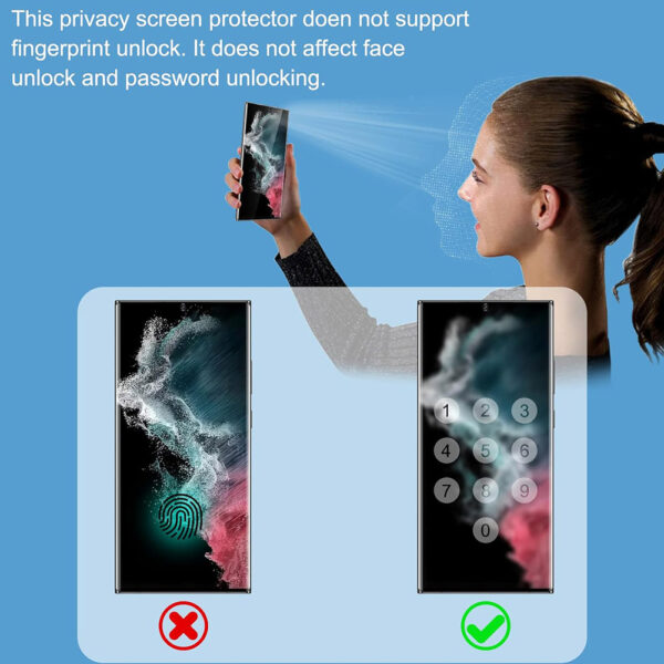 For Galaxy S20 Plus (6.7 inch) Anti-Spy Privacy Tempered Glass Screen Protector - Image 6