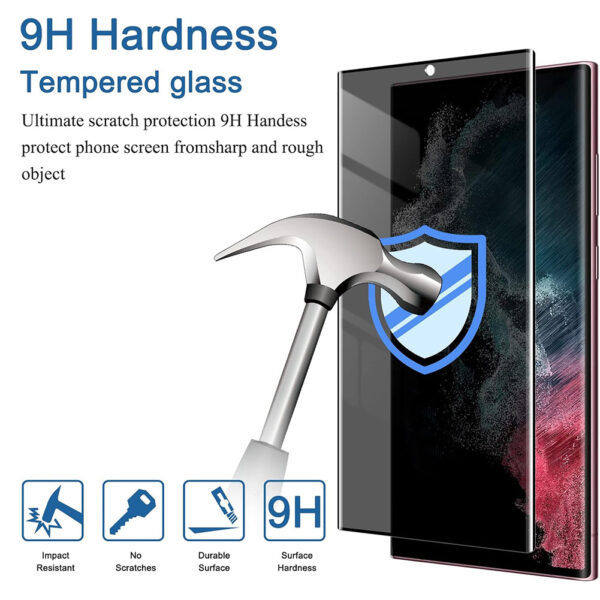 For Galaxy S23 Ultra (6.8 inch) Anti-Spy Privacy Tempered Glass Screen Protector - Image 5
