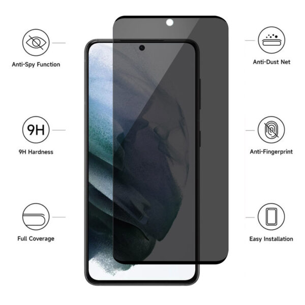For Galaxy S21 (6.2 inch) Anti-Spy Privacy Tempered Glass Screen Protector - Image 3