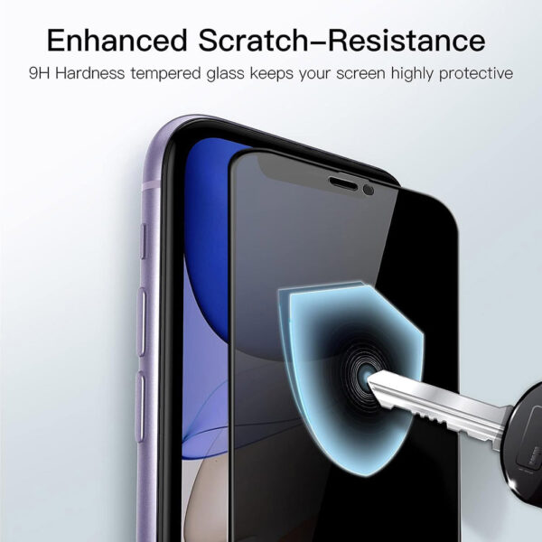 For iPhone XR (6.1 inch) Anti-Spy Privacy Full Coverage Tempered Glass Screen Protector - Image 5