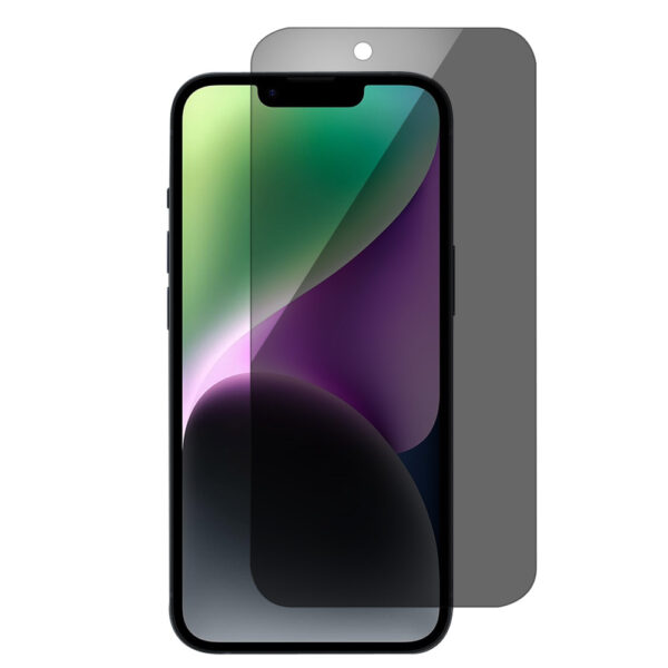 For iPhone 14 Plus (6.7 inch) Anti-Spy Privacy Tempered Glass Screen Protector 2.5D Black