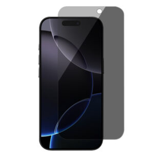 For iPhone 16 Pro Max (6.9 inch) Anti-Spy Privacy Tempered Glass Screen Protector 2.5D Black