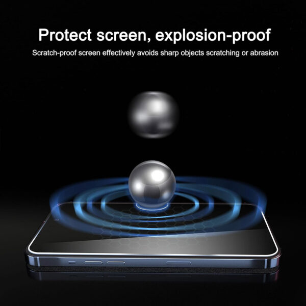 For iPhone 16 Pro Max (6.9 inch) Anti-Spy Privacy Tempered Glass Screen Protector 2.5D Black - Image 5