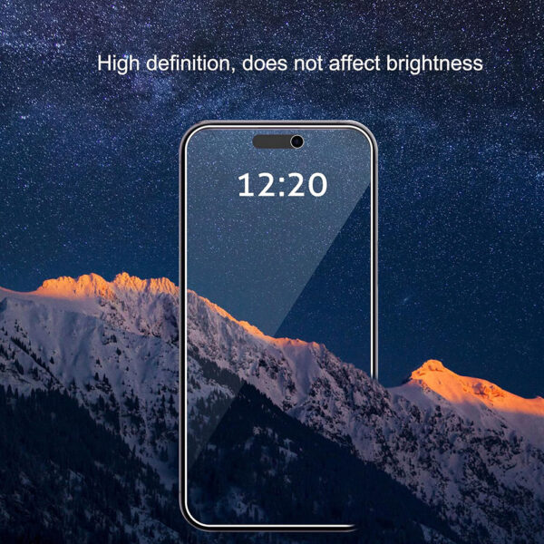 For iPhone 16 Pro Max (6.9 inch) Anti-Spy Privacy Tempered Glass Screen Protector 2.5D Black - Image 8