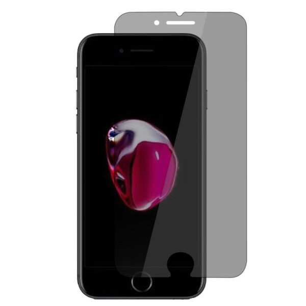 For iPhone 6 7 8 (4.7 inch) Anti-Spy Privacy Tempered Glass Screen Protector 2.5D Black