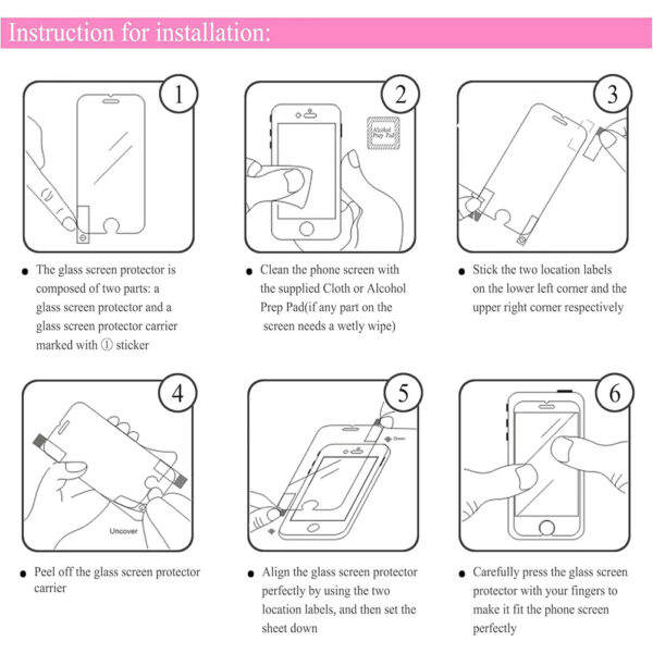 For iPhone 6 Plus 7 Plus 8 Plus (5.5 inch) Anti-Spy Privacy Full Coverage Tempered Glass Screen Protector - Image 9