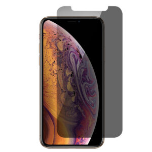 For iPhone X Xs (5.8 inch) Anti-Spy Privacy Tempered Glass Screen Protector 2.5D Black