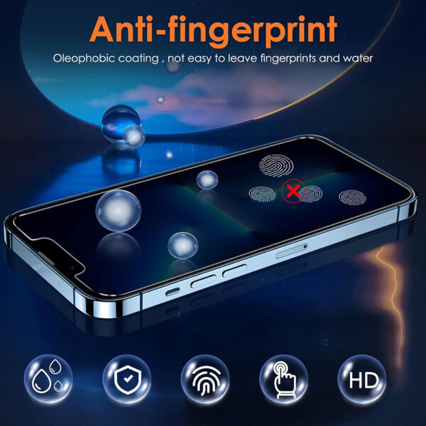 For iPhone Xs Max (6.5 inch) Anti-Spy Privacy Tempered Glass Screen Protector 2.5D Black - Image 7