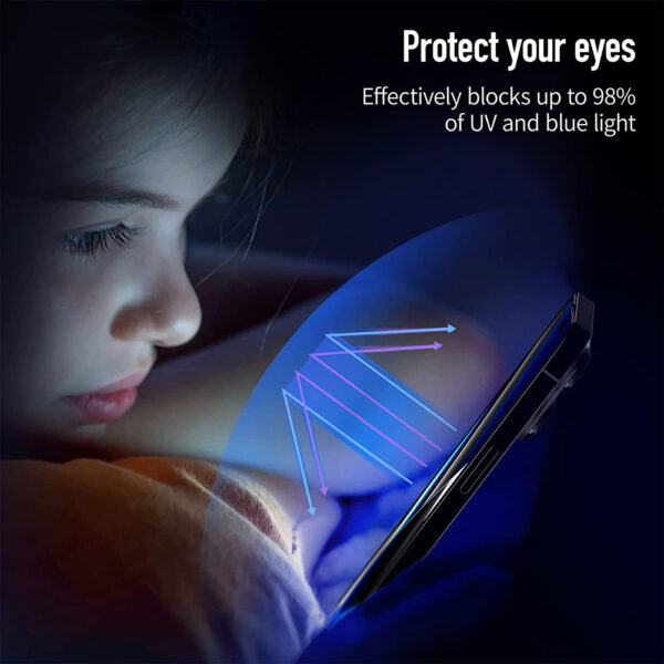 For iPhone 16 Pro Max (6.9 inch) Blue Light Filter Full Coverage Tempered Glass Screen Protector - Image 6