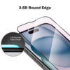 For iPhone 16 Pro (6.3 inch) Blue Light Filter Full Coverage Tempered Glass Screen Protector - Image 5