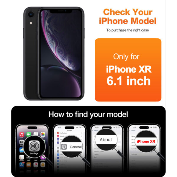 For iPhone XR (6.1 inch) Blue Light Filter Full Coverage Tempered Glass Screen Protector - Image 2
