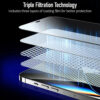 For iPhone Xs Max (6.5 inch) Blue Light Filter Full Coverage Tempered Glass Screen Protector - Image 8