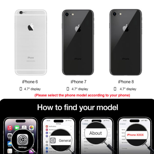 For iPhone 6 7 8 (4.7 inch) Clear 2.5D Tempered Glass Screen Protector - Image 2