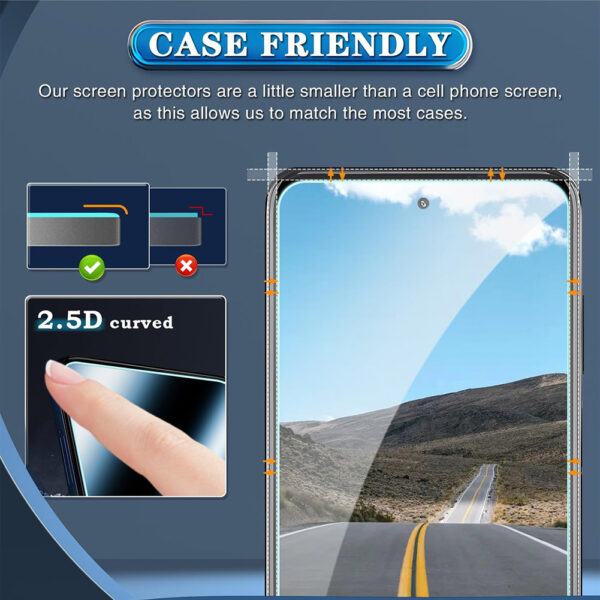For Moto G Play 2024 (6.5 inch) Clear 2.5D Tempered Glass Screen Protector - Image 7