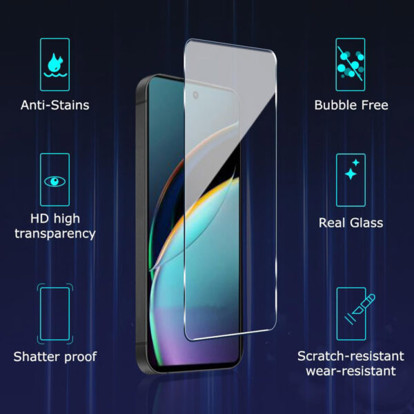 For Moto G Stylus 2024 (6.7 inch) Clear 2.5D Tempered Glass Screen Protector - Image 2