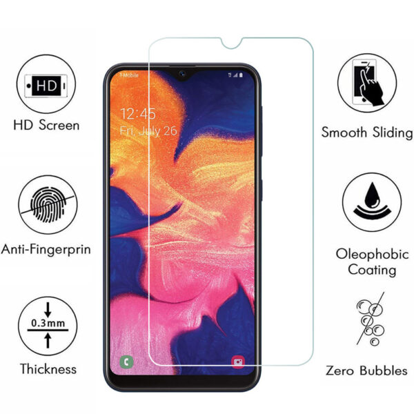 For Galaxy A10e (5.8 inch) Clear 2.5D Tempered Glass Screen Protector - Image 2