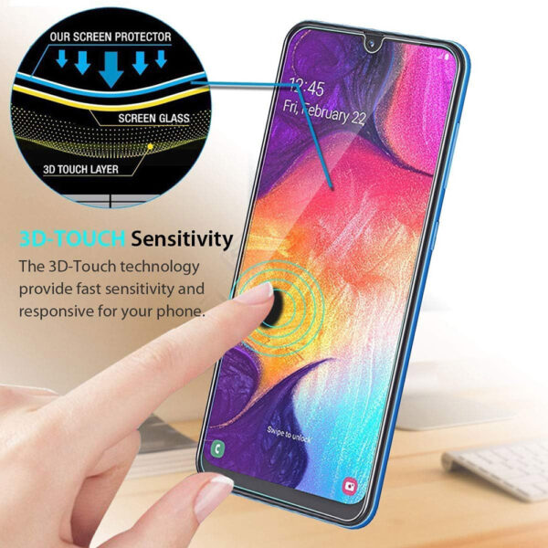 For Galaxy A10e (5.8 inch) Clear 2.5D Tempered Glass Screen Protector - Image 6