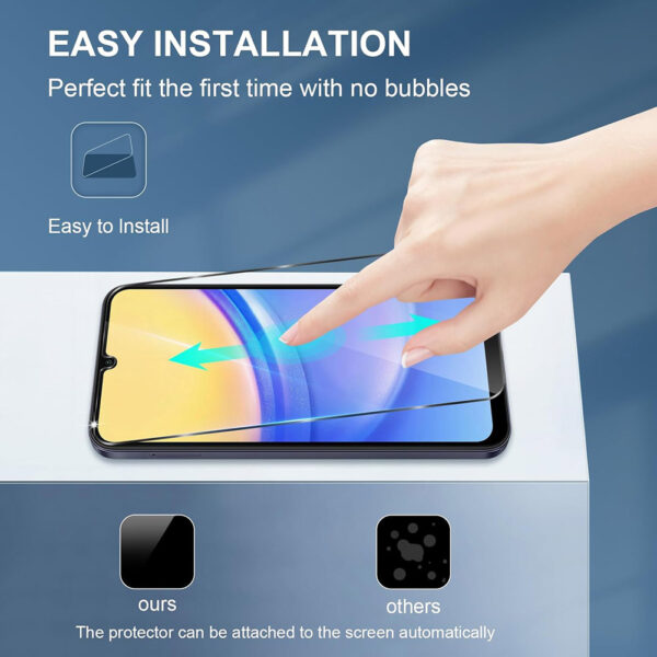 For Galaxy A15 5G (6.5 inch) Clear 2.5D Tempered Glass Screen Protector - Image 4