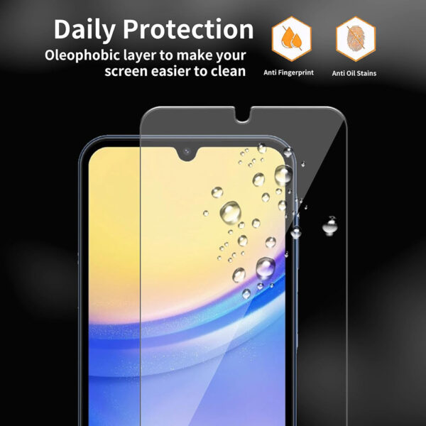 For Galaxy A15 5G (6.5 inch) Clear 2.5D Tempered Glass Screen Protector - Image 5