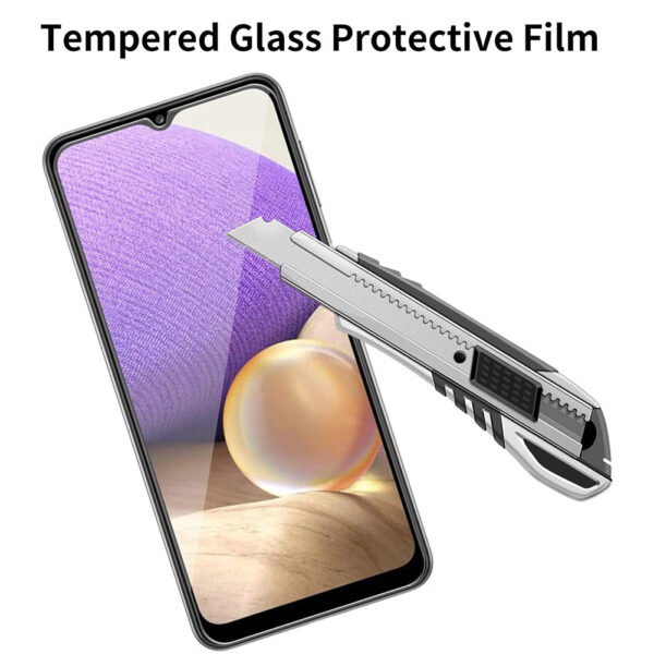 For Galaxy A22 (6.5 inch) Clear 2.5D Tempered Glass Screen Protector - Image 3