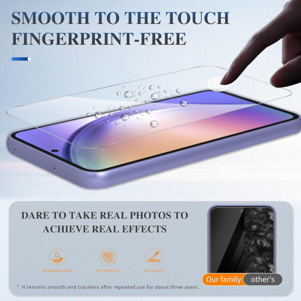 For Galaxy A55 (6.6 inch) Clear 2.5D Tempered Glass Screen Protector - Image 7