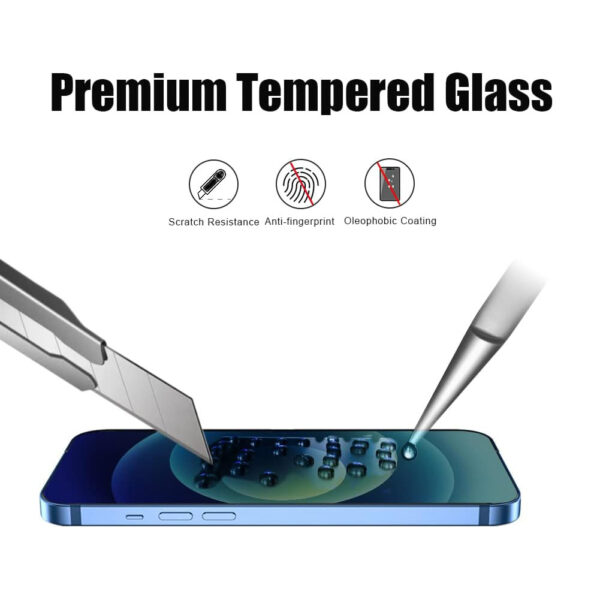 For iPhone Xs Max (6.5 inch) Clear 2.5D Tempered Glass Screen Protector - Image 4