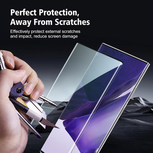 For Galaxy Note 20 (6.7 inch) Full Coverage Tempered Glass Screen Protector Black Frame - Image 4