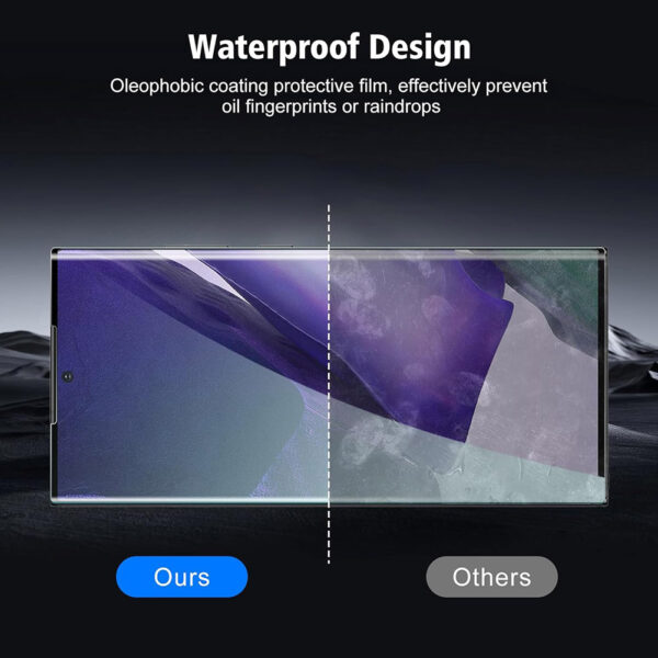 For Galaxy Note 20 (6.7 inch) Full Coverage Tempered Glass Screen Protector Black Frame - Image 10