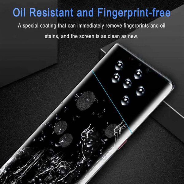 For Galaxy S20 Plus (6.7 inch) Curved Full Coverage Tempered Glass Screen Protector Black Frame - Image 6