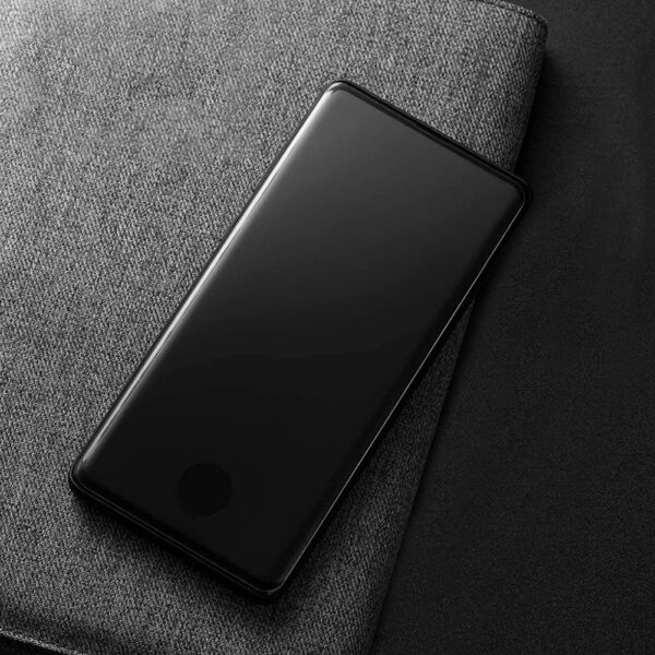 For Galaxy S20 Plus (6.7 inch) Curved Full Coverage Tempered Glass Screen Protector Black Frame - Image 8