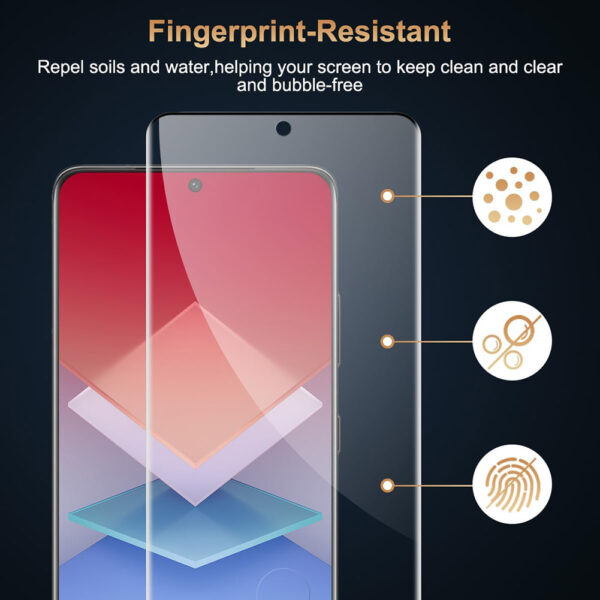 For Galaxy S21 (6.2 inch) Full Coverage Tempered Glass Screen Protector Black Frame - Image 7