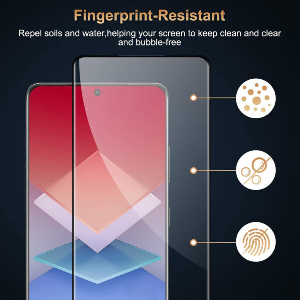 For Galaxy S21 Plus (6.7 inch) Full Coverage Tempered Glass Screen Protector Black Frame - Image 7