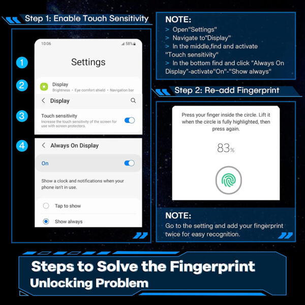 For Galaxy S24 Ultra (6.8 inch) Full Coverage Tempered Glass Screen Protector Black Frame - Image 9