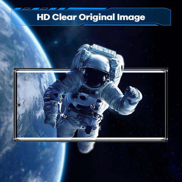 For Galaxy S24 Ultra (6.8 inch) Full Coverage Tempered Glass Screen Protector Black Frame - Image 10