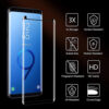 For Galaxy S9 Plus (6.2 inch) Curved Full Coverage Tempered Glass Screen Protector Black Frame - Image 2
