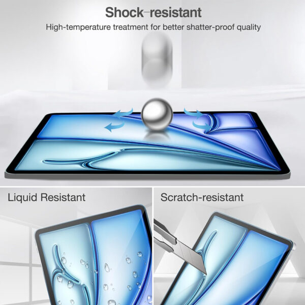 For Apple iPad Air 13 inch M2 2024 Tempered Glass Screen Protector - Image 4