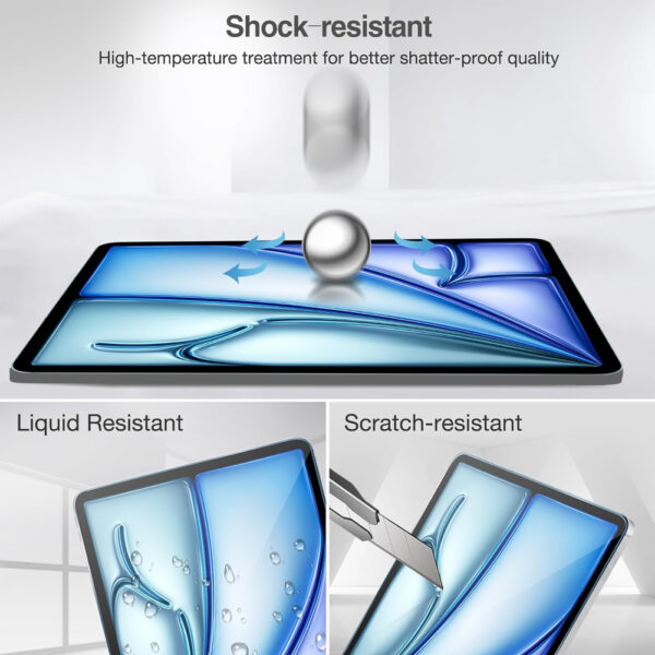 For Apple iPad Air 4th Air 5th 10.9" Tempered Glass Screen Protector - Image 4