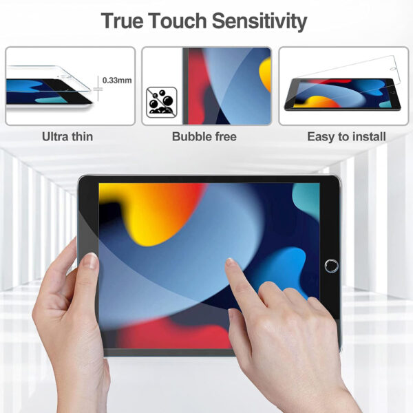 For Apple iPad 7th 8th 9th 10.2" Tempered Glass Screen Protector - Image 5