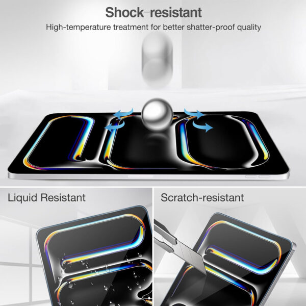 For Apple iPad Pro 13 inch M4 2024 Tempered Glass Screen Protector - Image 4