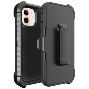 For iPhone 11 Case Heavy Duty Defender Cover with Belt Clip TRL32