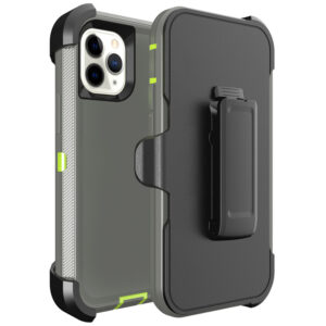 For iPhone 11 Pro Max Case Heavy Duty Defender Cover with Belt Clip TRL32