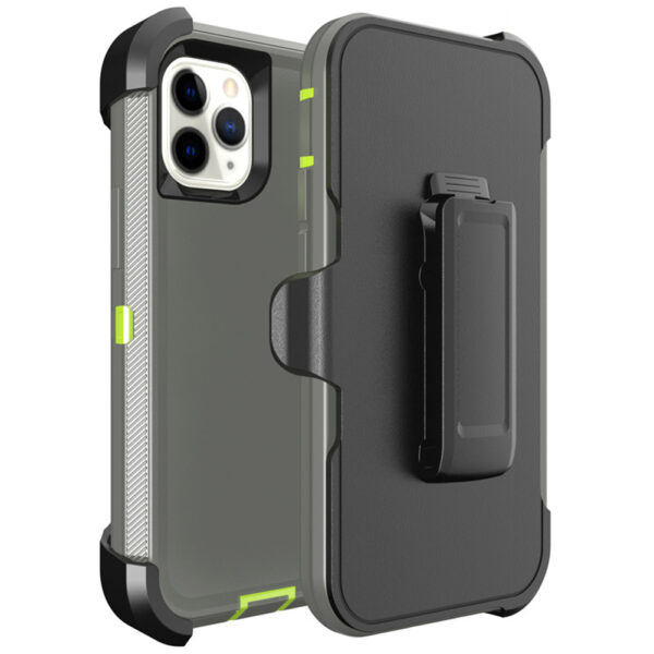 For iPhone 11 Pro Max Case Heavy Duty Defender Cover with Belt Clip TRL32