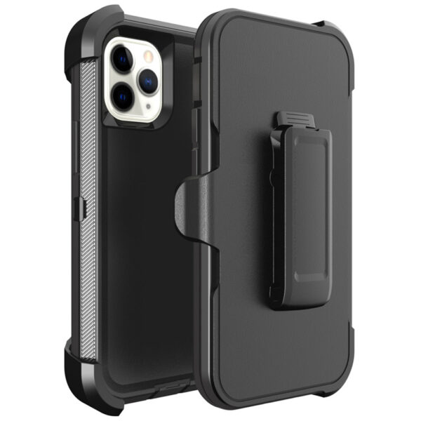 For iPhone 11 Pro Case Heavy Duty Defender Cover with Belt Clip TRL32