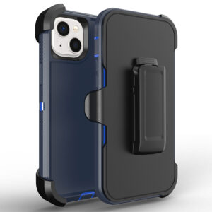 For iPhone 13 Mini Case Heavy Duty Defender Cover with Belt Clip TRL32