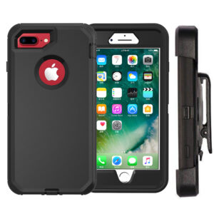 For iPhone 6 Plus 7 Plus 8 Plus Case Heavy Duty Defender Cover with Belt Clip TRL32