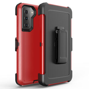 For Galaxy S21 Case Heavy Duty Defender Cover with Belt Clip TRL32