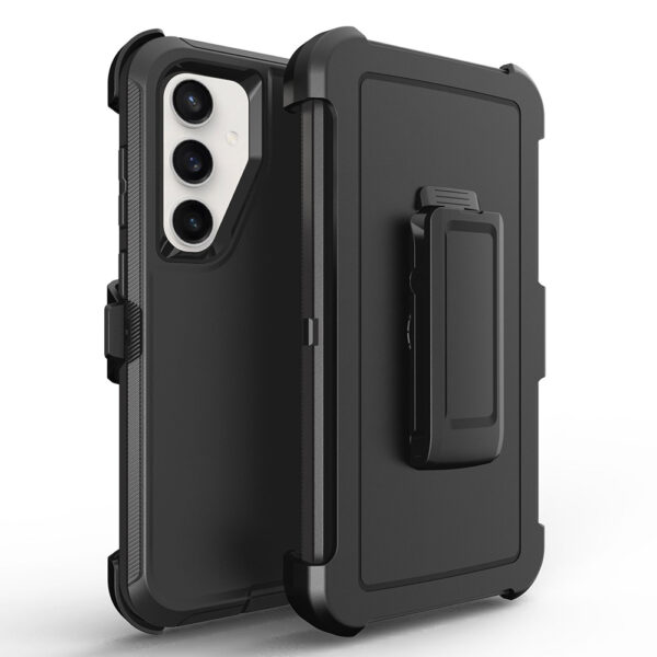 For Galaxy S24 Case Heavy Duty Defender Cover with Belt Clip TRL32