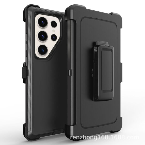 For Galaxy S24 Ultra Case Heavy Duty Defender Cover with Belt Clip TRL32