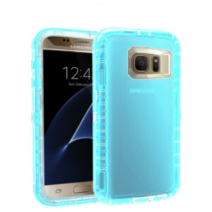 For Galaxy S8 Plus Case Heavy Duty Defender Clear Cover with Belt Clip TRL55