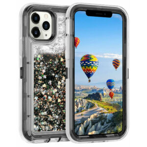 For iPhone 11 Pro Case Heavy Duty Defender Glitter Cover TRL56
